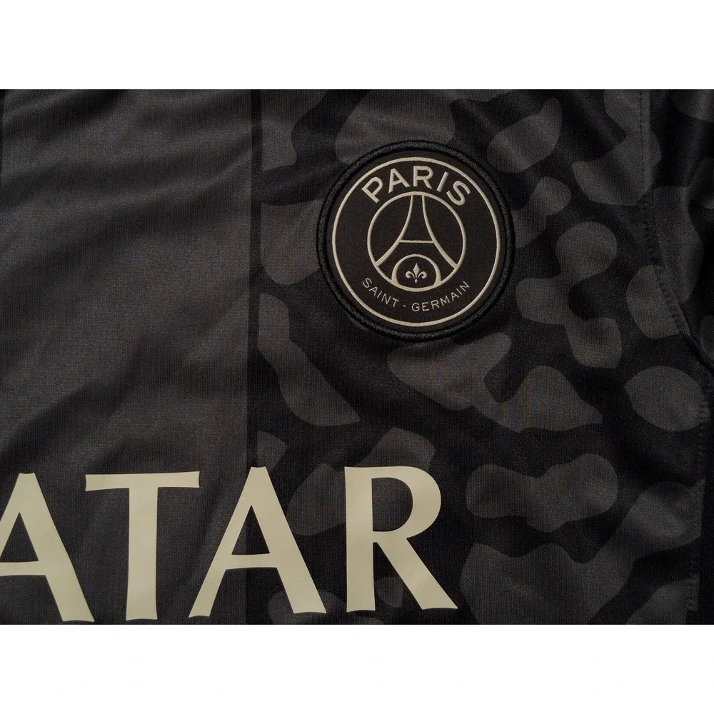 Jordan Paris Saint Germain Jersey Men M Black Mbappe 2023-24 3rd Kit PSG DX9823
